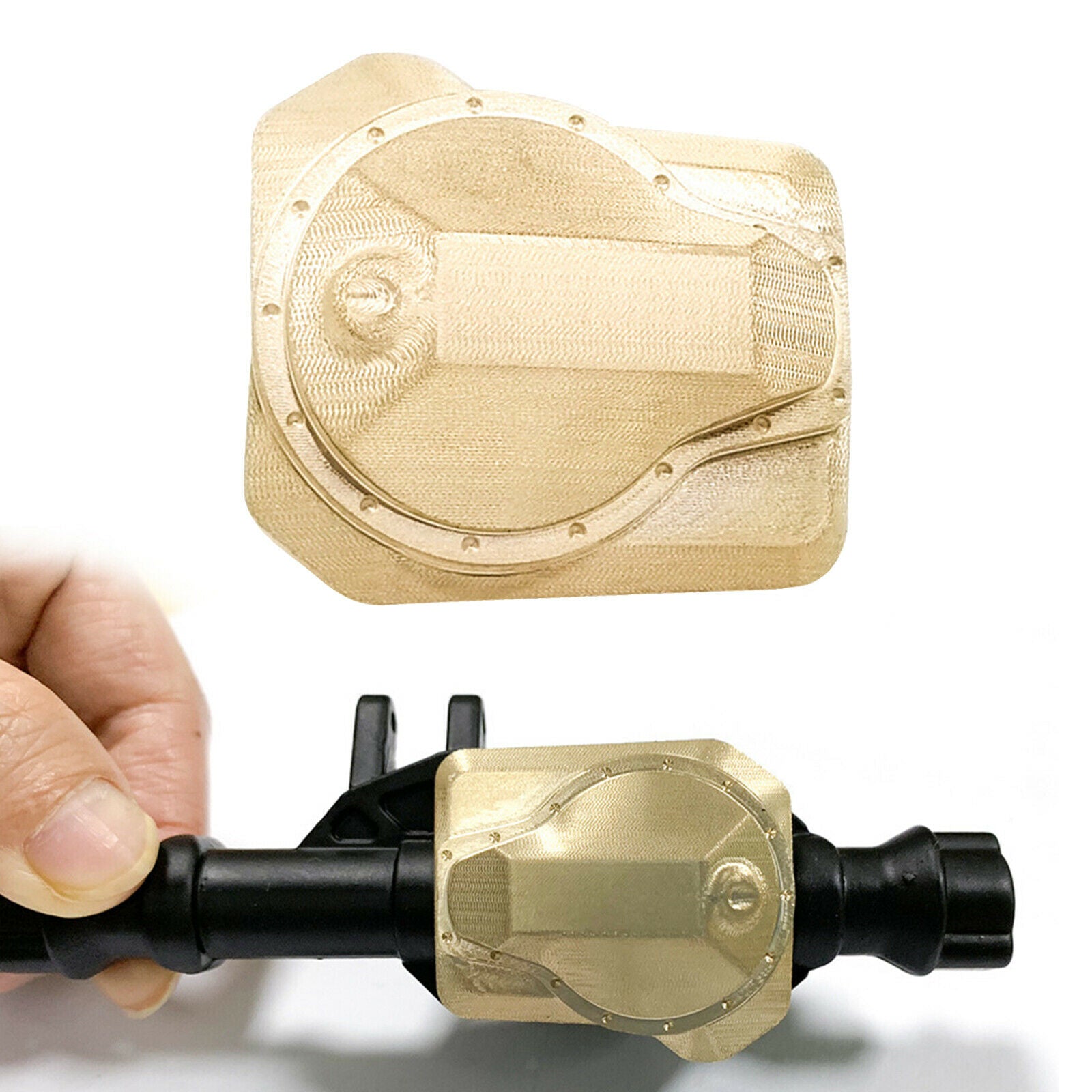 Brass Racing Diff Cover Counterweight for Tra-xxas TRX4 1:10 RC Crawler