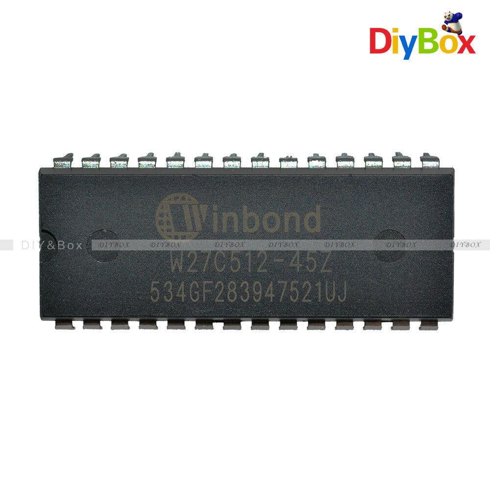 10PCS W27C512 W27C512-45Z DIP IC EEPROM 512KBIT 45NS Winbond Eeproms