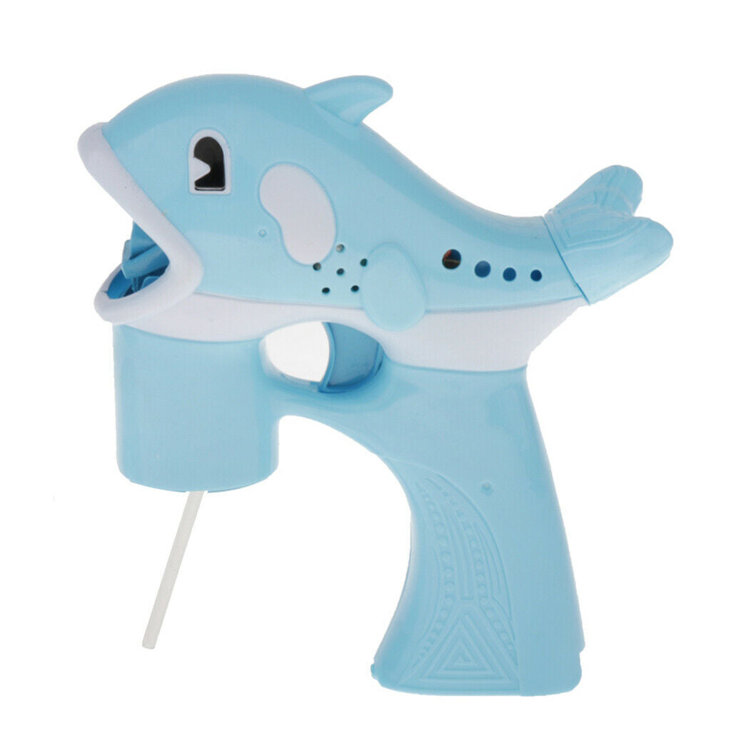 Cartoon Cute Kids Machine Gun Dolphin Electric Blower Toys Blue,Dolphin
