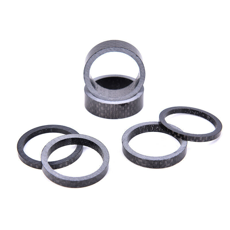 6pcs/set Carbon Fiber Bike Fork Headset Spacer 3mm 5mm 10mm for Bicyj3S1USSJCA