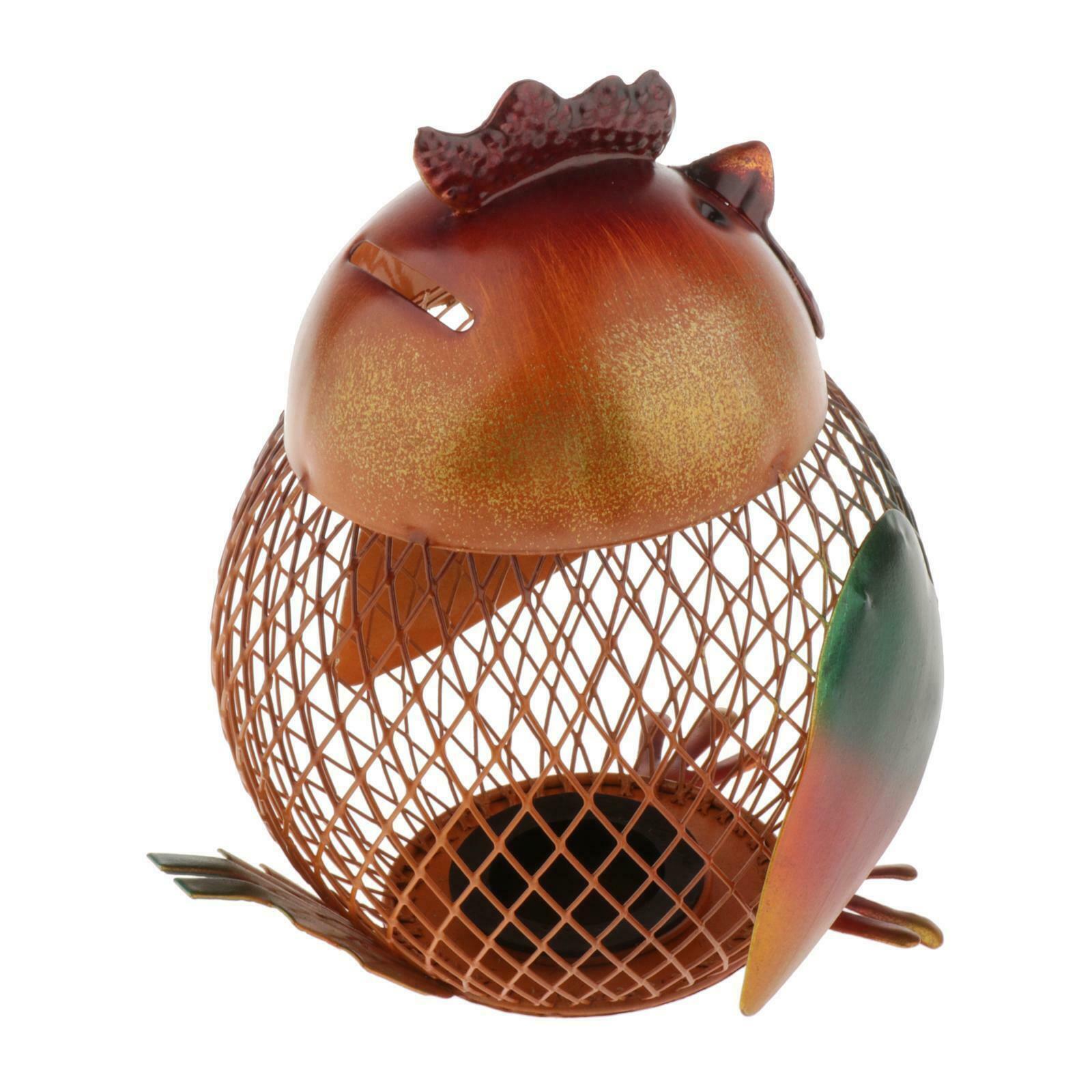 Metal Coin Box Animal Tabletop Ornament Money Bank Container Iron Ar Handcraft