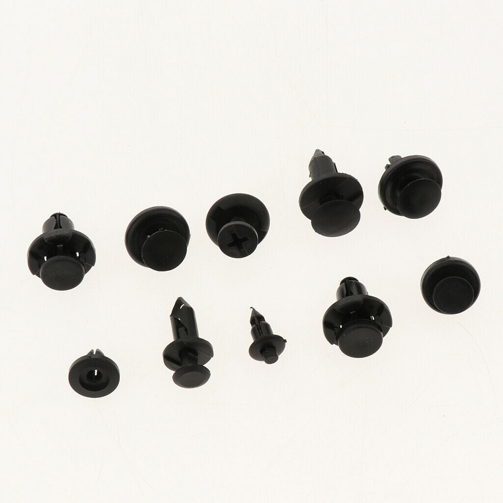 HE52 280Pcs Car Boxed Plastic Fastener Push Type Nylon Rivets Retainer Clips