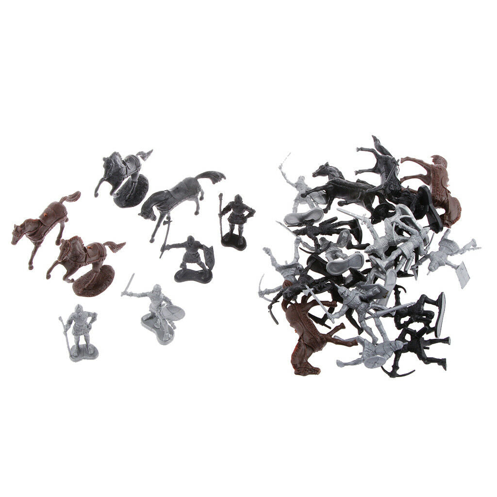 Ancient   Figures Playset with 12 Soldiers 8 Cavalries and 8 Horses