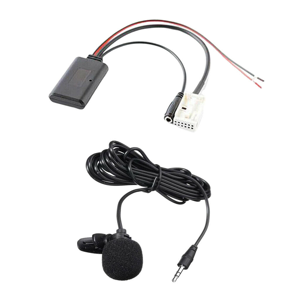 Car Bluetooth 5.0 Aux Audio Cable Microphone Adapter for BMW E60 E63