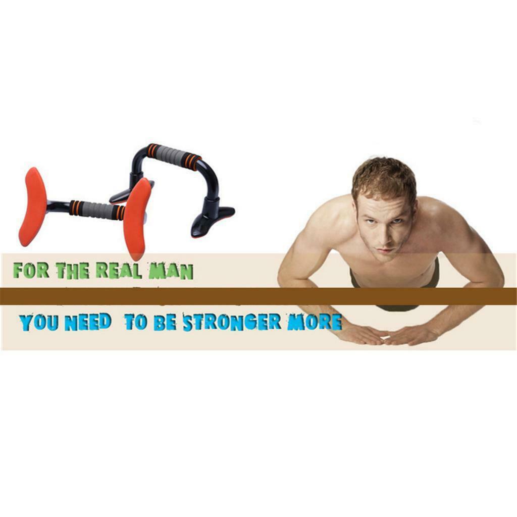 2PCS Fitness   Stands Bar Sports Gym Exercise Train Chest Sponge Hand Grip