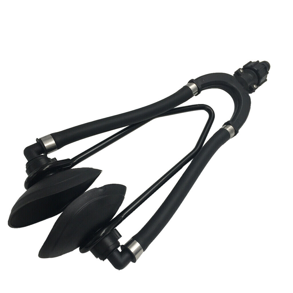 Outboard Boat Motor Dual Water Flusher Round Marine Ear Muff Cups Universal .
