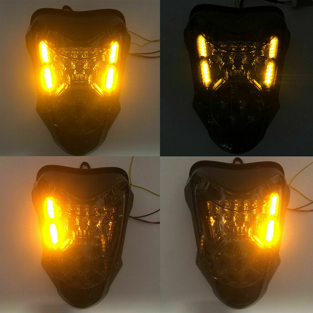LED Tail Light Turn Signals For 2008-2020 2019 SUZUKI Hayabusa GSX1300R Clear