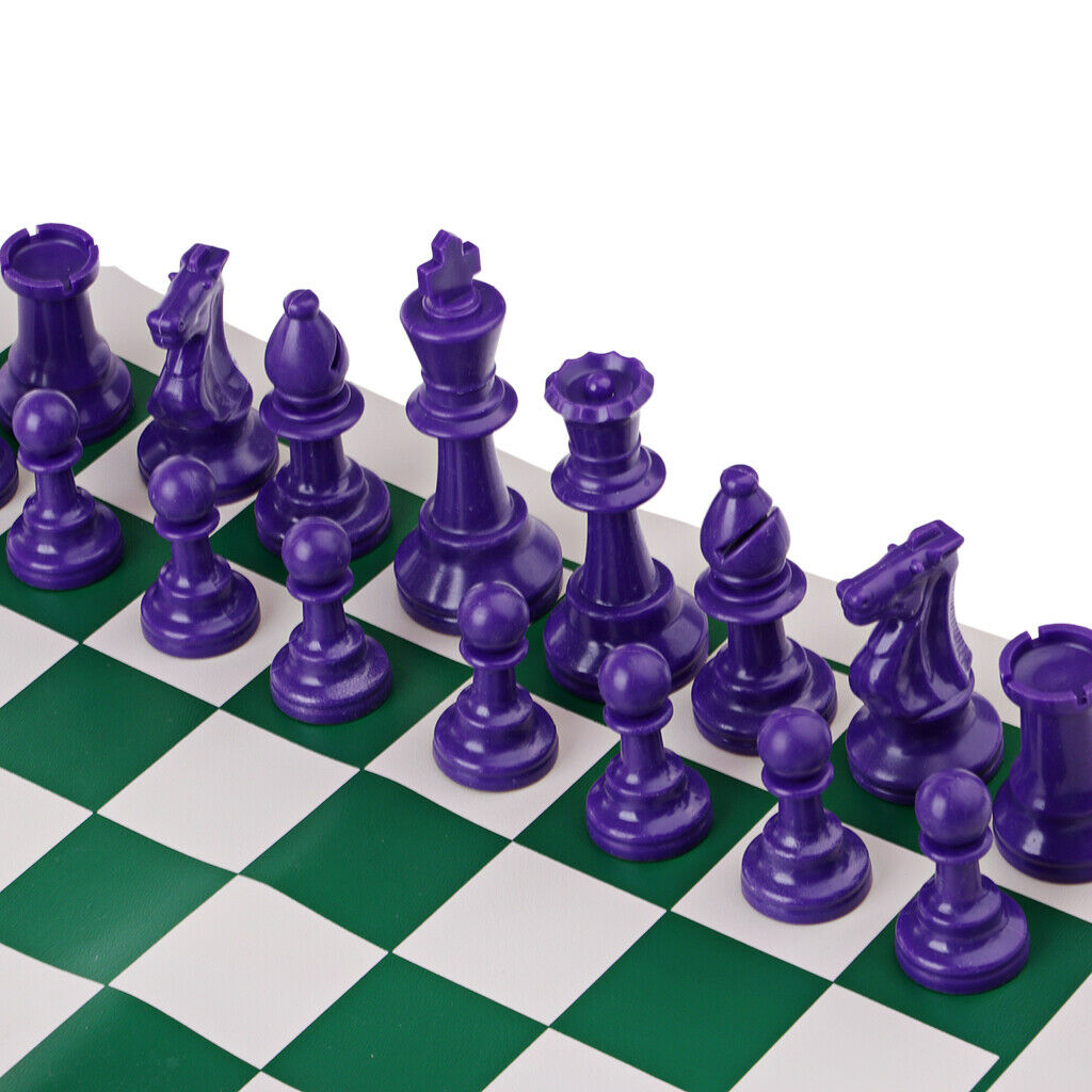 Soft Folding Chessboard Portable Chessman Set Games