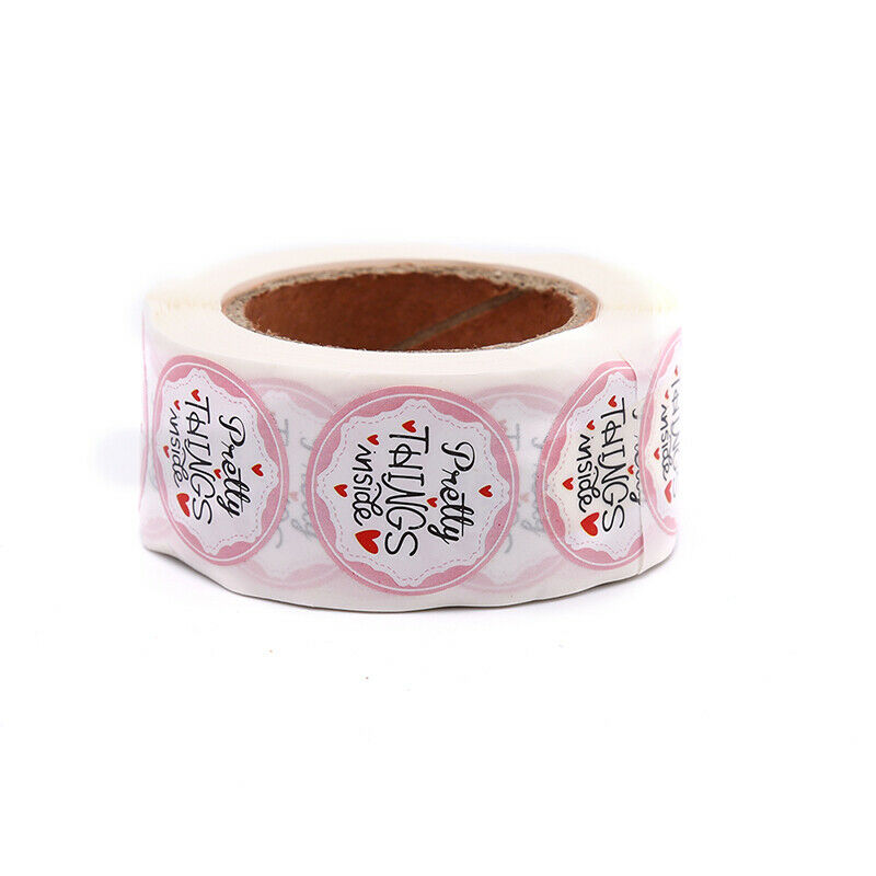500Pcs/roll Round Christmas Decor Stickers Cute Handmade Seal Lables Stic.l8