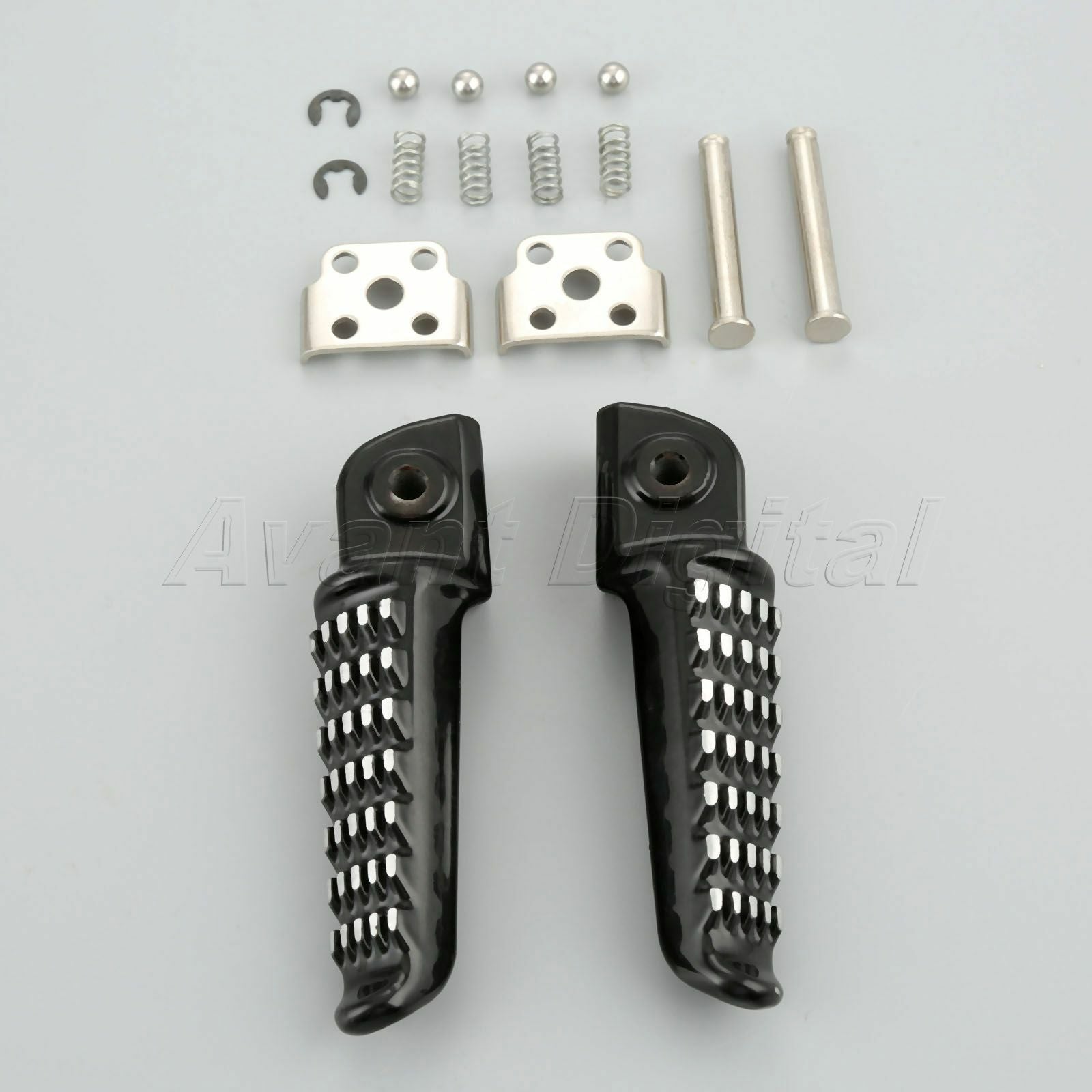 1 Pair Rear Footrest Foot Pegs for Kawasaki ZX12R NINJA 2000 2006 2001 2002 2003