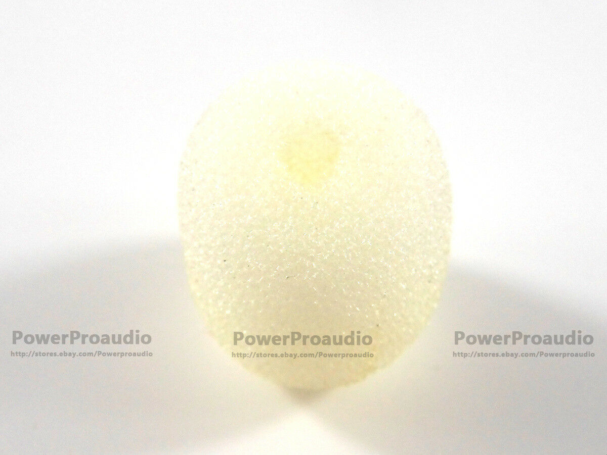 10pcs Mini Beige Foam Covers Windscreen Windshield for Beige Headset Microphone