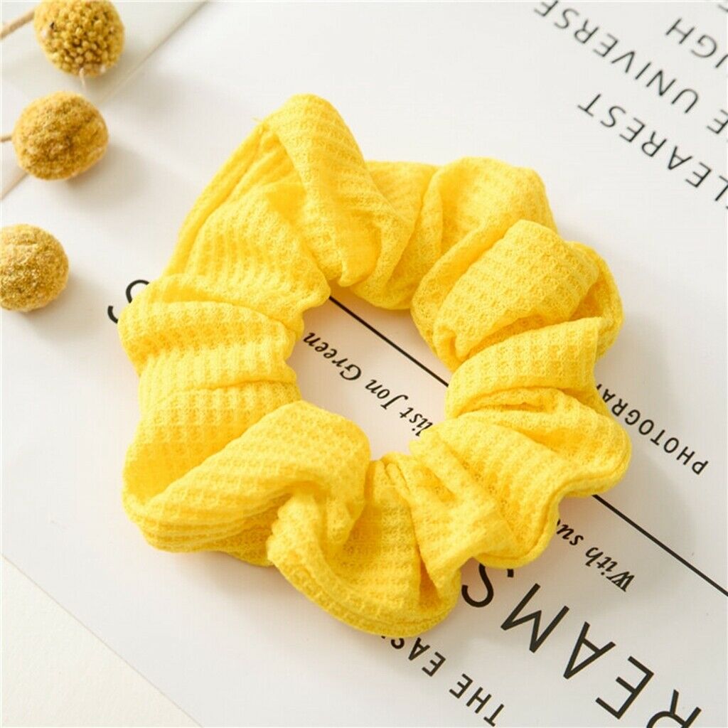 9 colors hair scrunchies cotton hair wobbles hair scrunchie ponytail