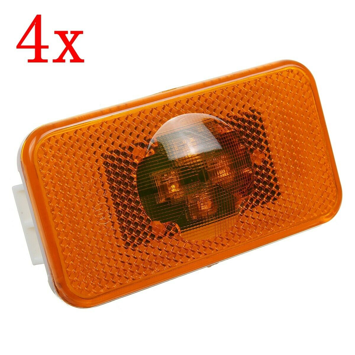 4x 24v Amber Led Indicator Light Side Marker Lamp 20789440 For Volvo Truck