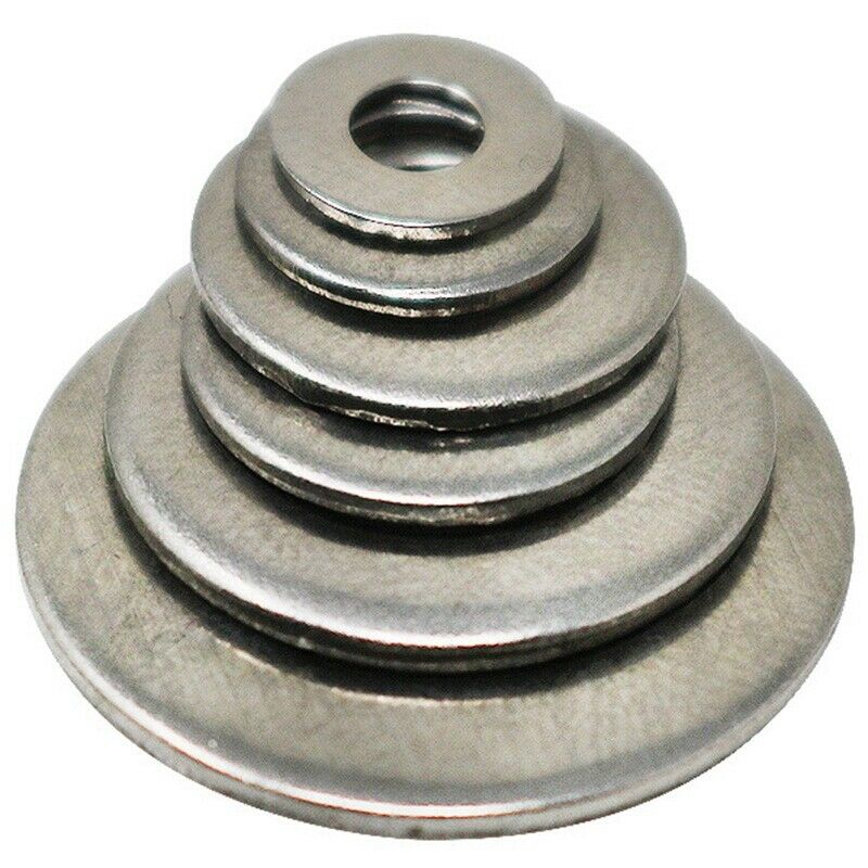 1X(660 Pcs/Set M3 M4 M5 M6 M8 M10 Washer Sps Stainless Steel Flat Washer Pla4N6)