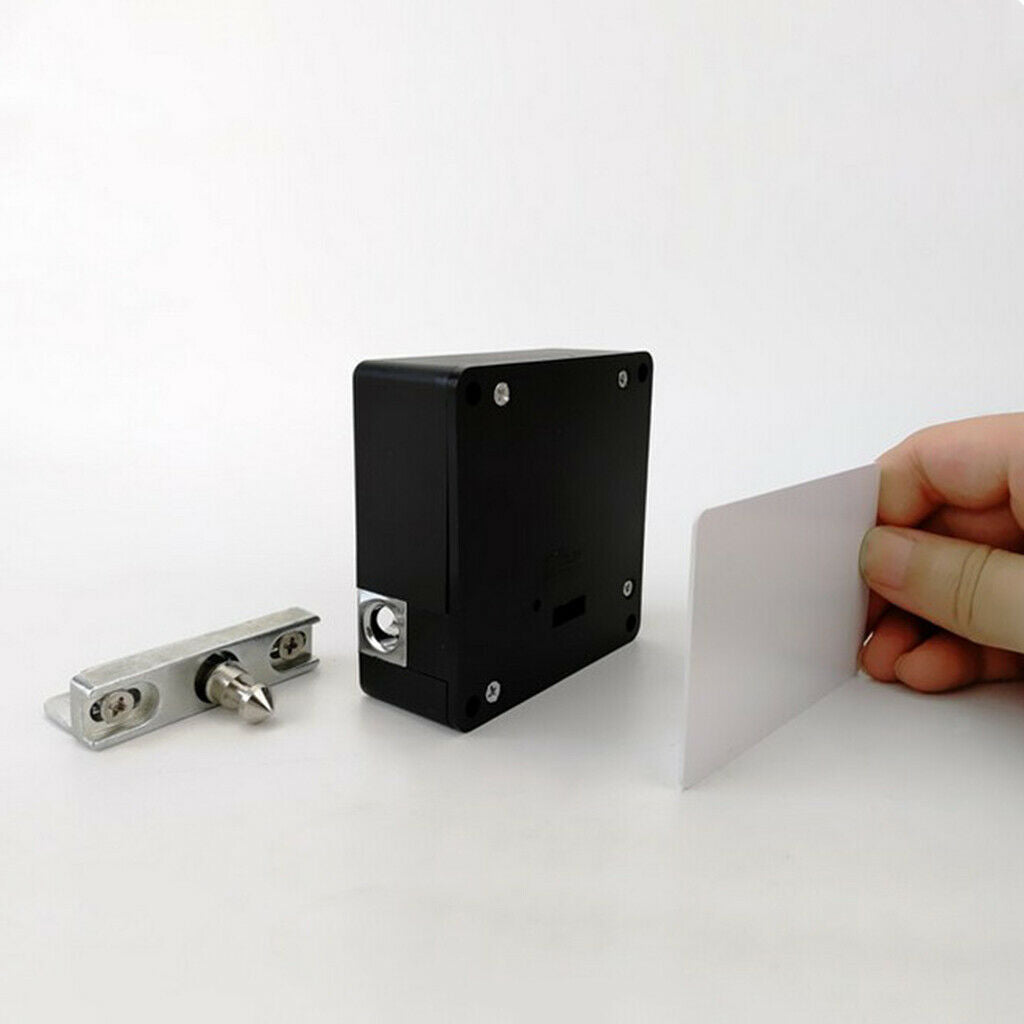 Electronic ABS Plastic Cabinet Lock Kit Set, Hidden DIY Lock for Wooden Cabinet