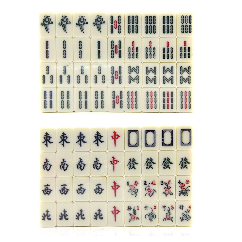 Chinese Mahjong Mahjongg Mah Jongg Mah-Jongg Majiang Travel Board Tile Game Set