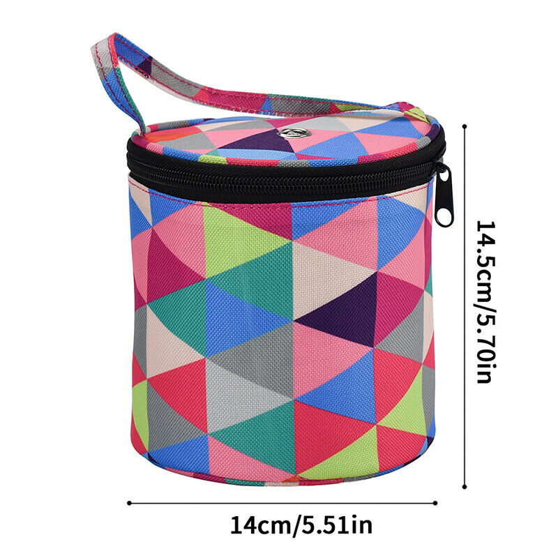 Colorful Woolen Yarn Storage Bag Knitting Crochet Ball Holder Tote Organ ReQ SJ