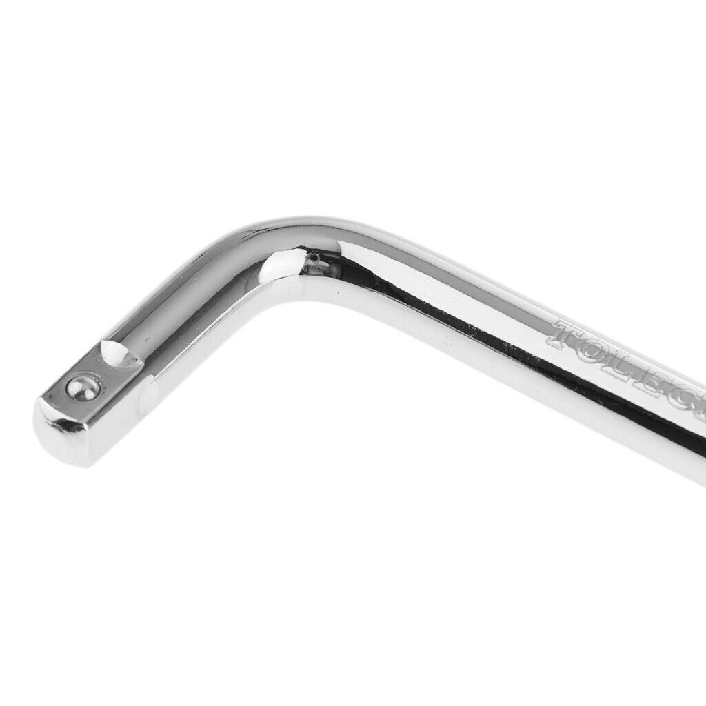 1/2" L-Handle Curved Rod Extend Bar Socket Wrench Hand Tool 8 Inches