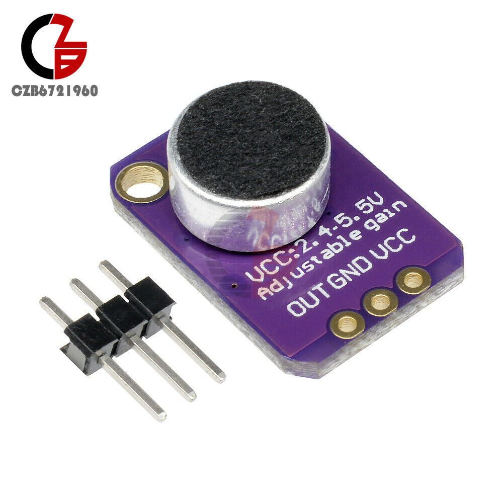GY-MAX4466 Electret Microphone Amplifier with Adjustable Gain for Arduino