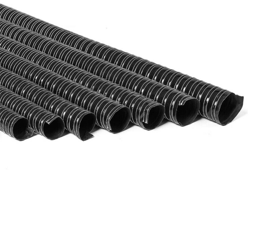 Car Hood Air Intake Pipe 1 Meter Air Ducting Hose Tube 76mm Flexible Filter Pipe