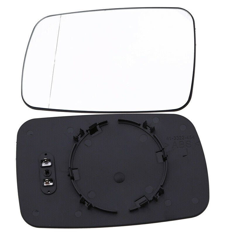 Right Side Rearview Mirror Glass Heated Trim Fit BMW 7-Series E65 2001-08
