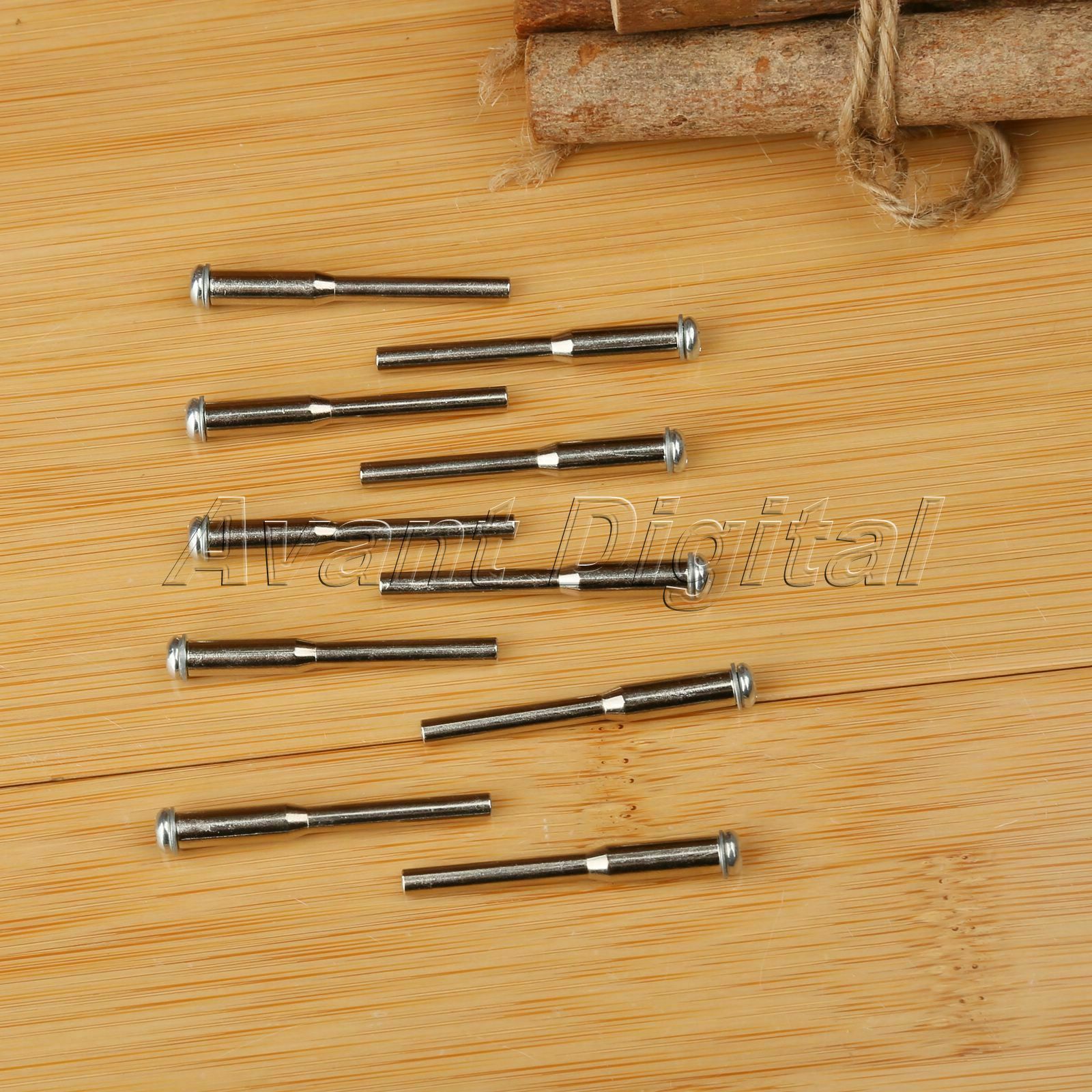 10* 1/8" Shank Diamond Cutting Fixed Mandrel Cut-Off Wheel Holder Rotary Tool