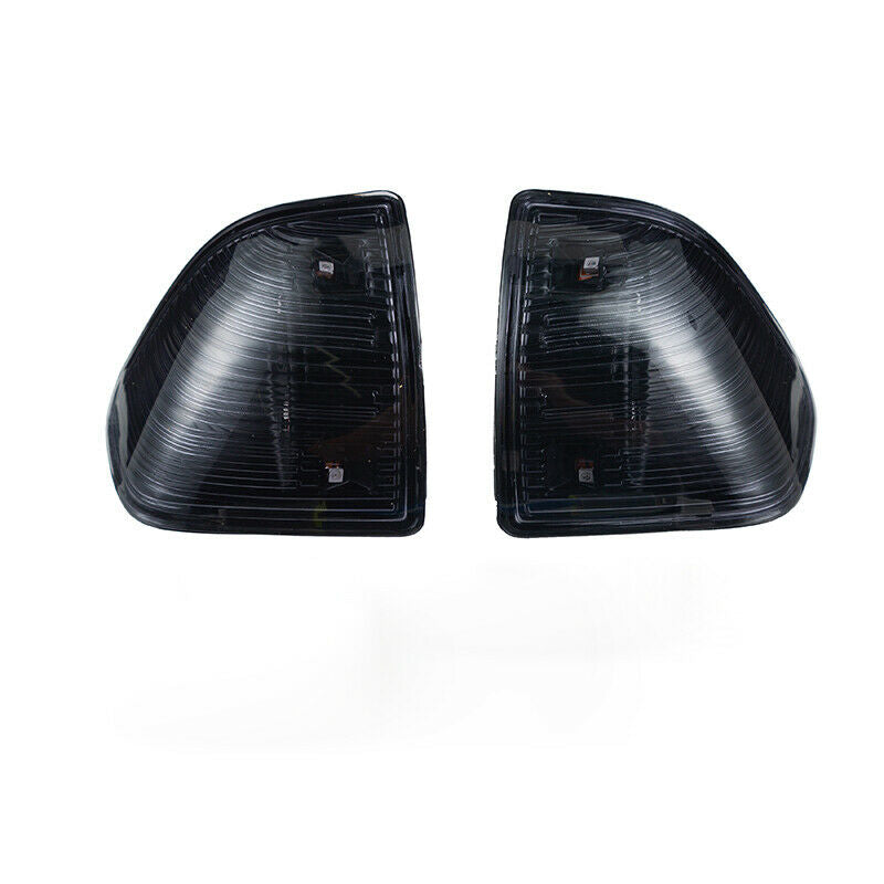 For Dodge Ram 1500 11-17 Smoke Lens Amber LED Side Mirror Turn Signal Lights