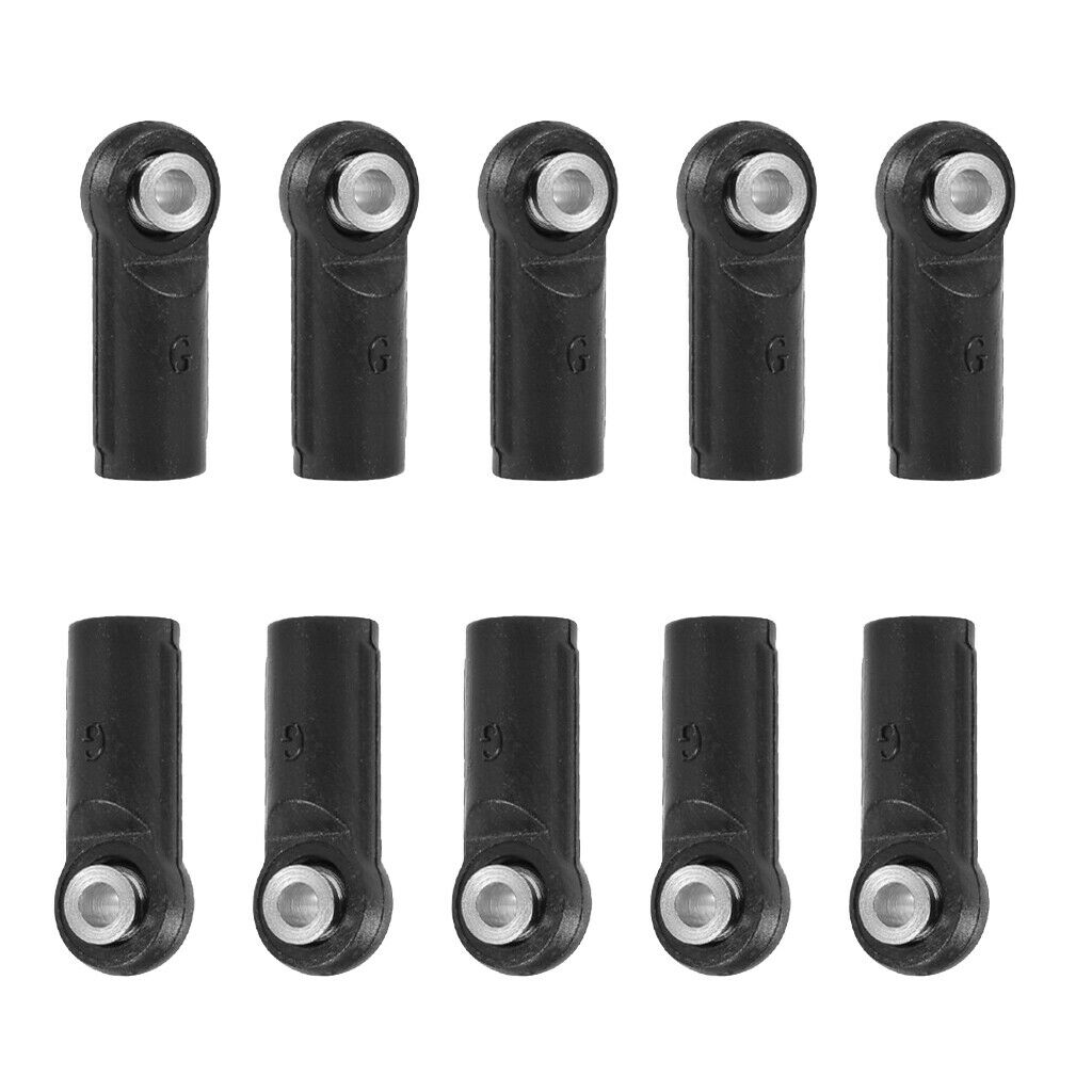 30 Pieces M4 Rod End Balls Joint Head Set for 1/10 Remote Control Car Accs