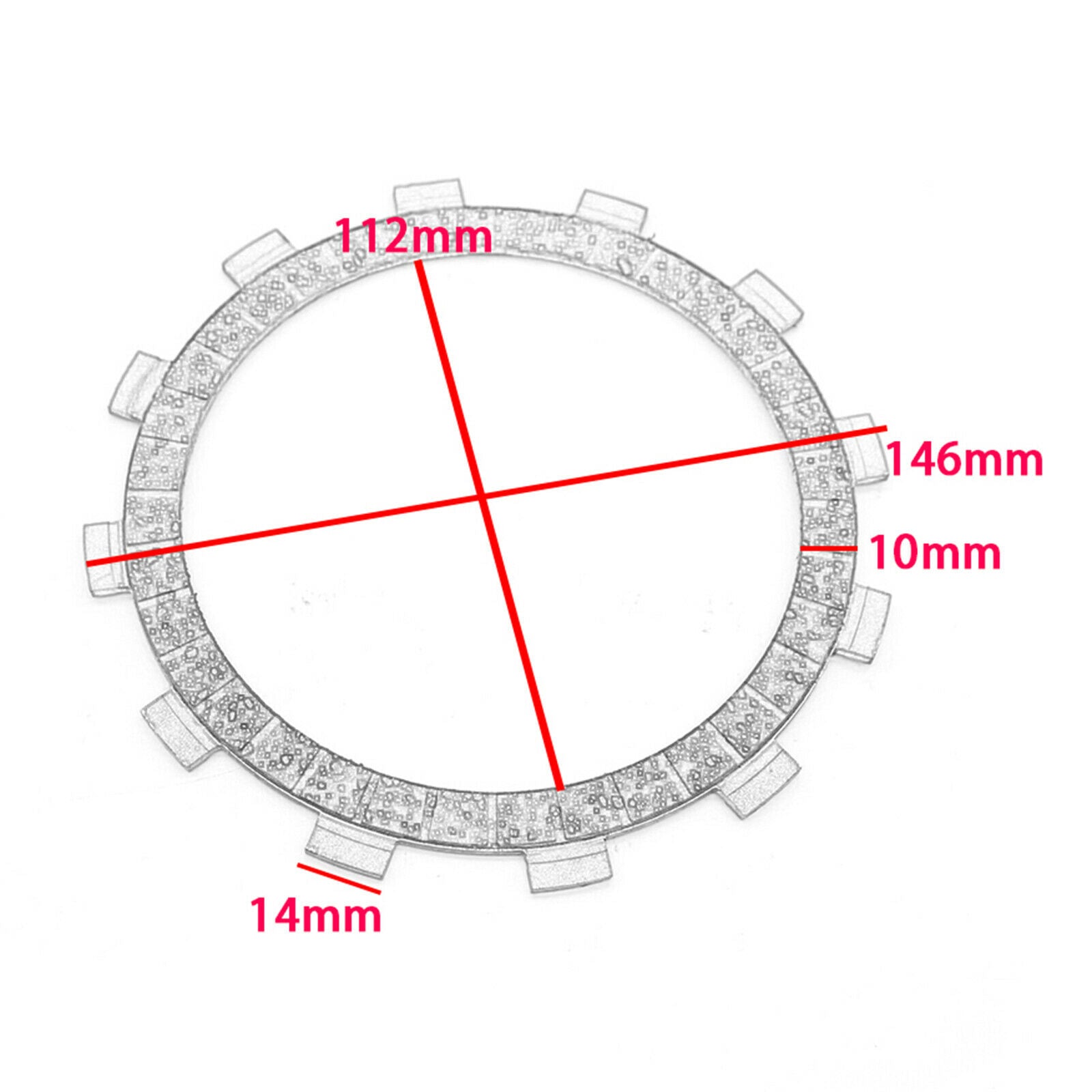 Clutch Friction Plates for Yamaha XJR400 4HM YX600 4H7-16321-02 8 Cork 8 PCS