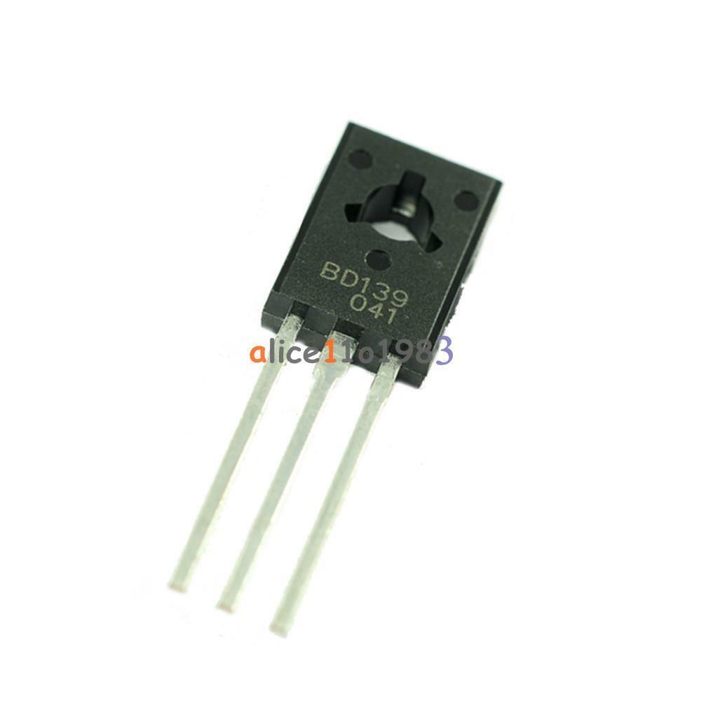 10Pcs BD139 TRANSISTOR NPN 1.5A 80V TO126 NEW