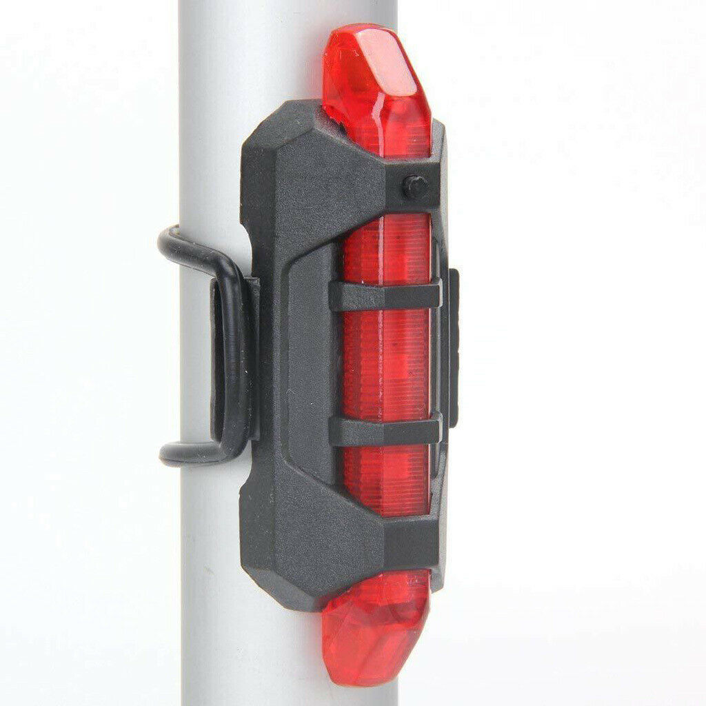 2pcs Bicycle Solar Power/USB Head Light Tail Lamp for Mountain Bikes Riding
