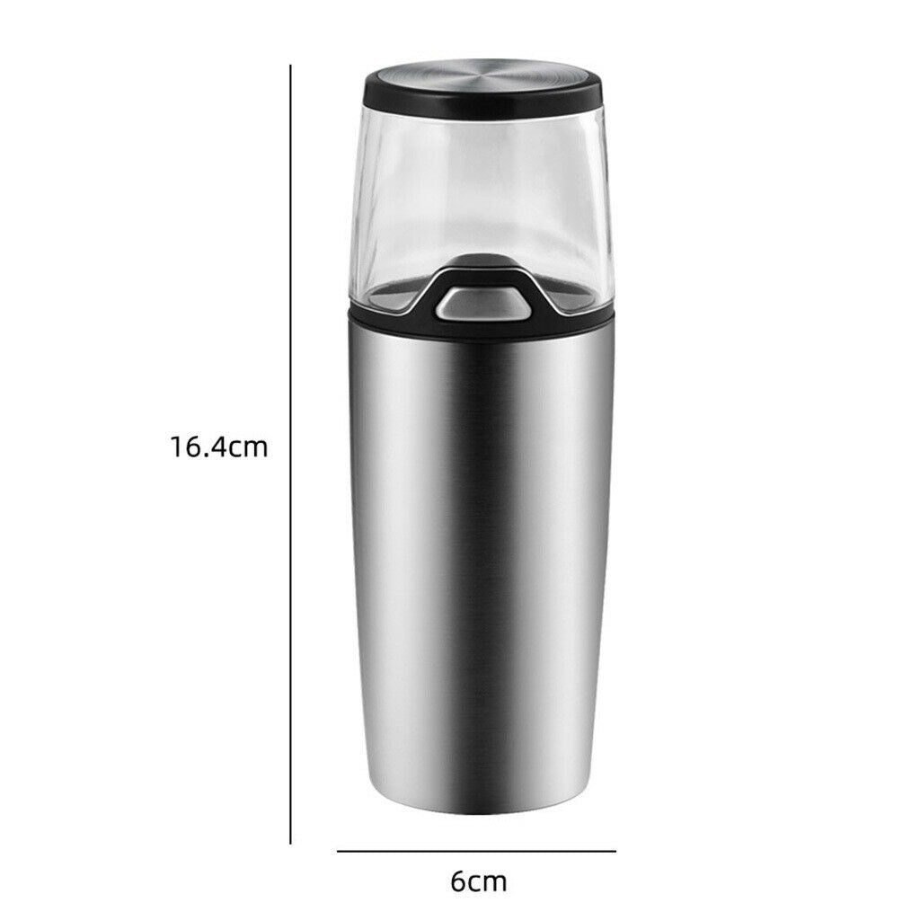 Electric Salt and Pepper Grinder Refillable Spice Mills One Hand Operated