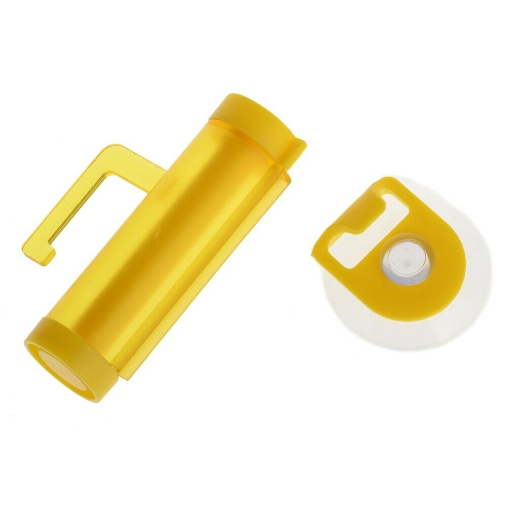 Bathroom Rolling Tube Toothpaste Squeezer Dispenser Tooth Paste Holder Plastic