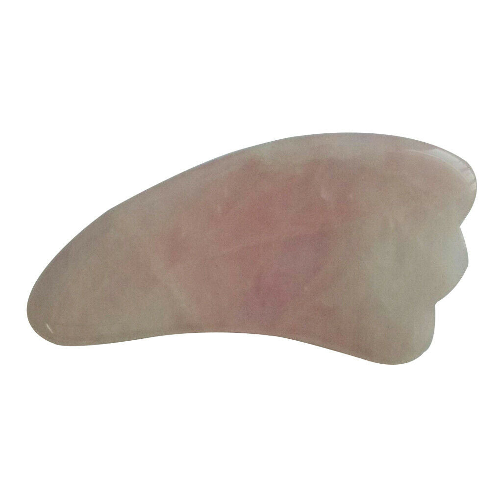 Natural Jade Guasha Board Chinese Traditional Scraping Massage Tool Handheld