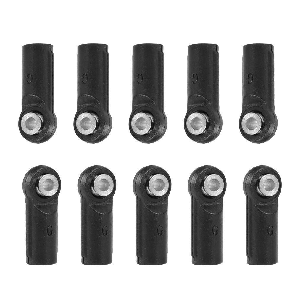 30 Pieces M4 Rod End Balls Joint Head Set for 1/10 Remote Control Car Accs
