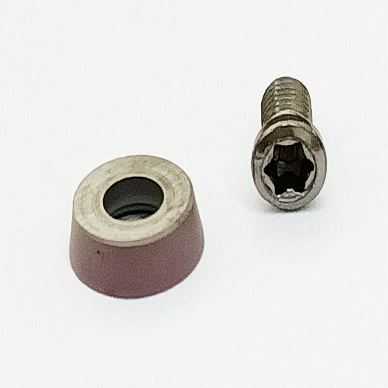 10mm Round Carbide Insert Cutter with Screws for Woodworker Wood Turning Tool