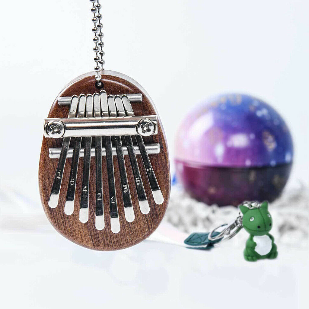 Kalimba Solid Wood 8 Keys Thumb Finger Piano Mbira Musical Instruments Gift