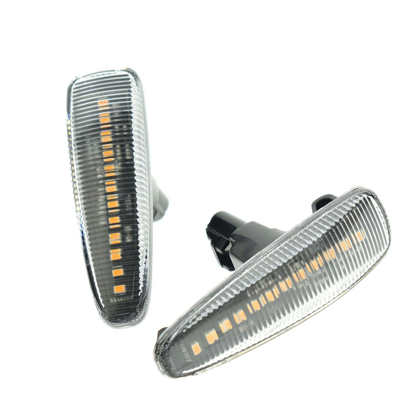 For Mitsubishi Lancer EVO X Mirage Clear Lens Amber LED Signal Side Marker Light