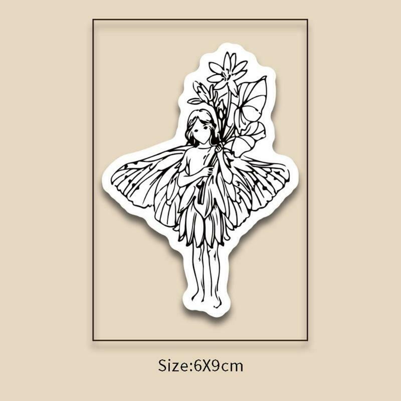 Fairy Silicone Clear Seal Stamp DIY Scrapbooking Emboss Photo Album Decorative