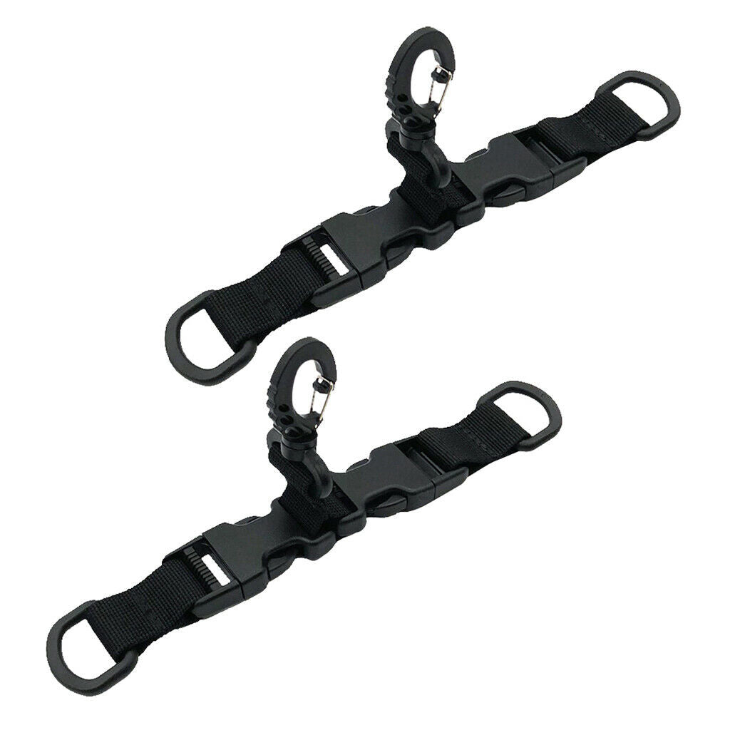 2 x webbing clip nylon webbing for 25mm straps