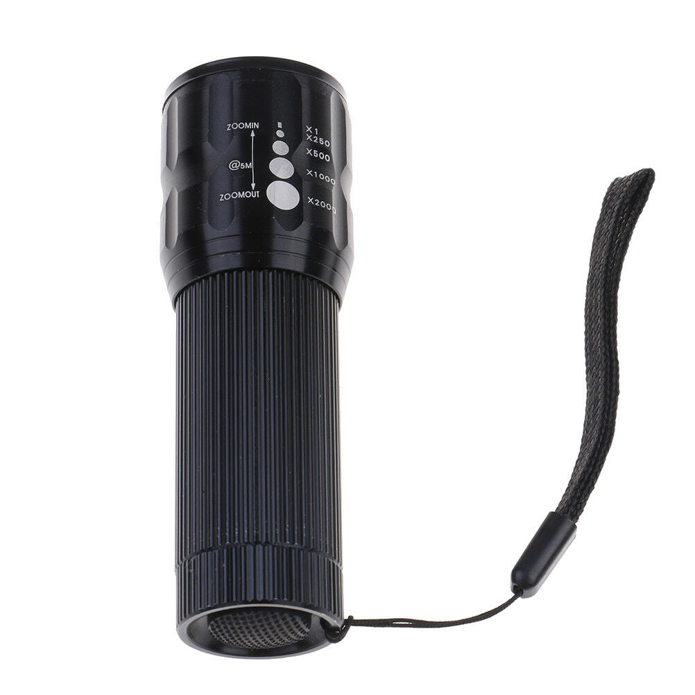 Mini Three-Way Lumen Retractable Focusing Small Hand Led Flashlight Battery A Kt