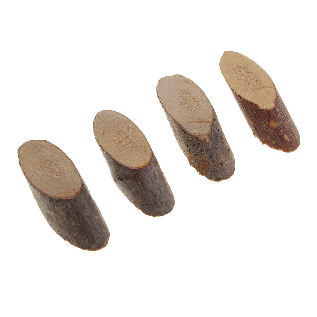 100x Wood Log Tree Slices Rustic Wedding Crafts Natural Decoration Ornaments