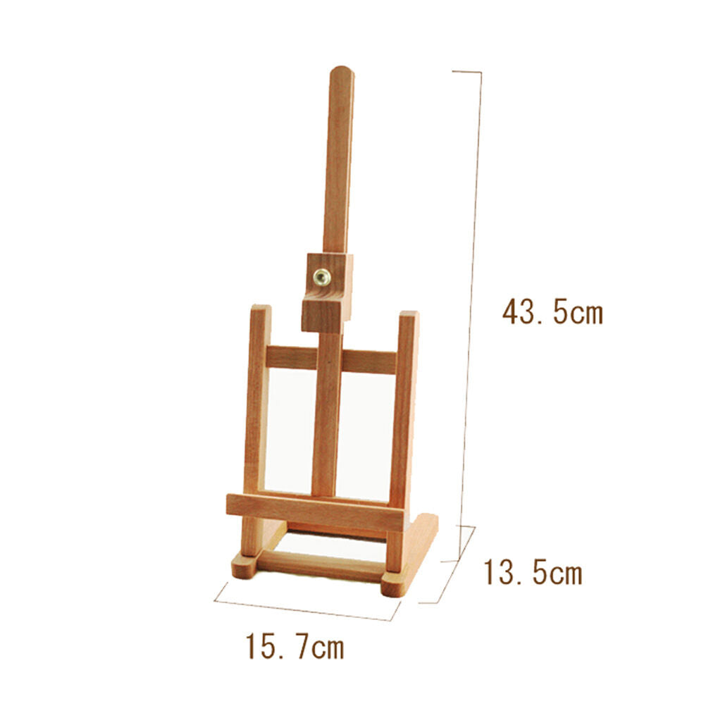 New 43cm Mini Artist wooden Folding Painting Easel Frame Adjustable Tripod BDAU
