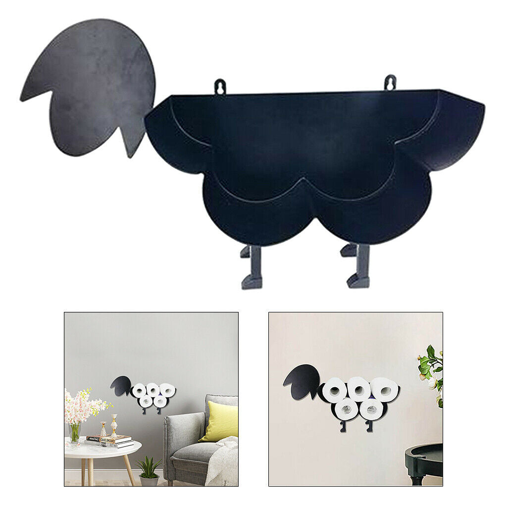 Novelty Sheep Toilet Paper Holder Storage Organizer Home Bath Room Decor