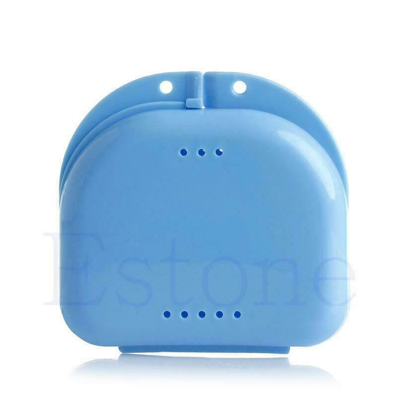 Newly Dental Orthodontic Retainer Denture Storage Case Box Mouthguard Container