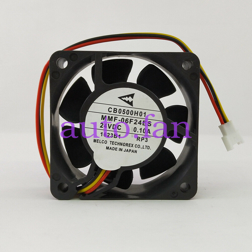 For MITSUBISHI MR-J3 Fan CB0500H01 MMF-06F24ES-RP3 60*60*25mm
