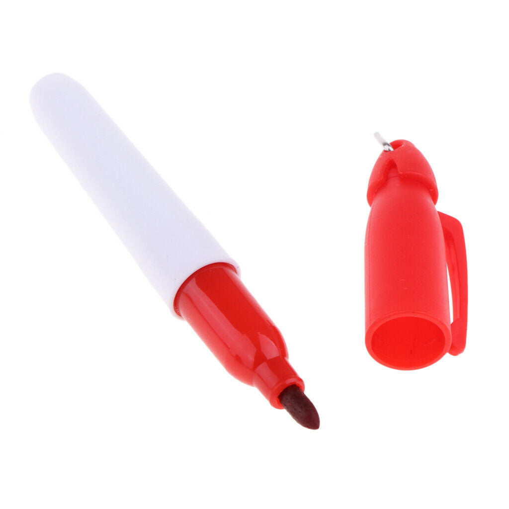 Prettyia Point Permanent Golf Ball Marker Pen Drawing Alignment Tool Red