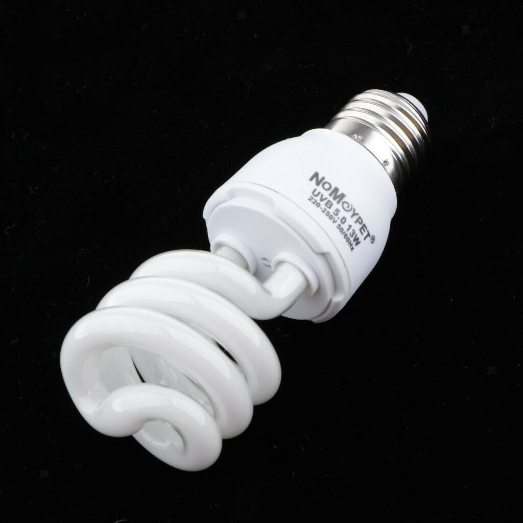 2Pcs UVB Reptile Light Bulb Basking Spot Lamp for Reptile Energy Saving