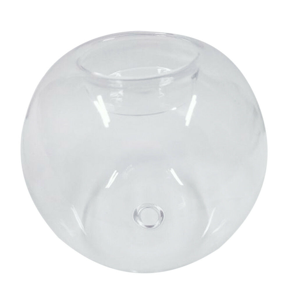 3pcs 8cm Glass Ball Shaped Candle Holder Wedding Party Table Centerpiece