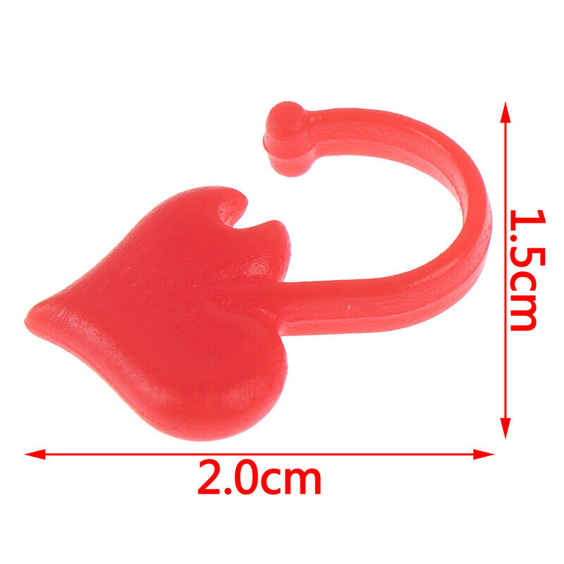 50pcs Heart Shaped Stitch Markers Knitting Crochet Locking Knitting HolderATDD